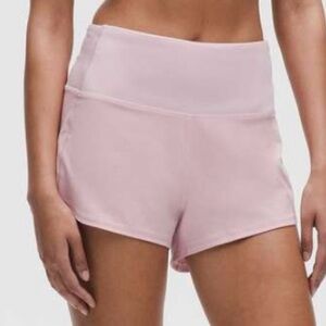 Lululemon Speed Up short 2.5” in pink haze